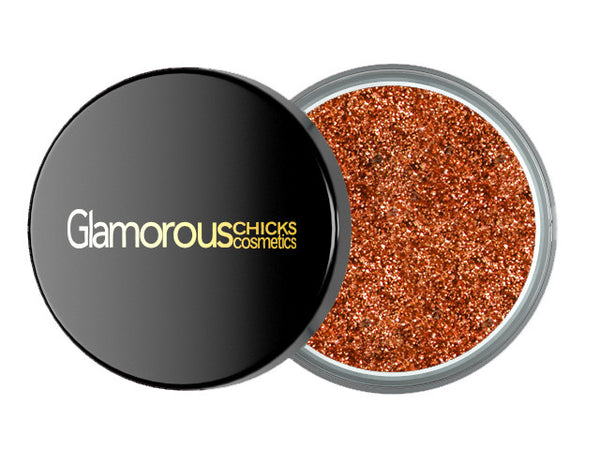 Eyes -  - Diamond Glitter Copper - Glamorous Chicks Cosmetics - 1