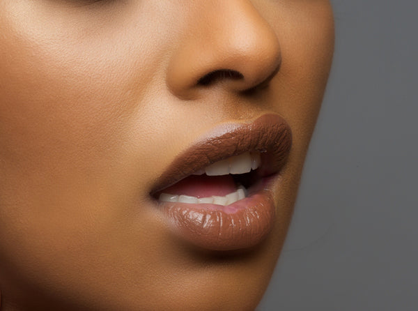 Lips -  - Chocolate Fudge   -  Water proof, Smudge proof, transfer proof,  and 24 hour stay Chocolate Brown Matte Liquid lipstick - Glamorous Chicks Cosmetics - 3