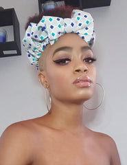 Kishy Pre Tie Satin Lined Slip On Headwrap Headband ($15 sale item)