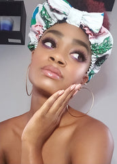 Lyn Pre Tie Satin Lined Slip On Headwrap Headband($15 sale item)