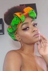 Bianca Pre Tie Satin Lined Slip On Headwrap Headband