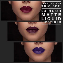 Trio matte liquid lipstick