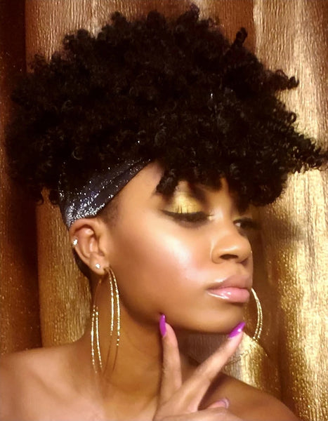 METALLIC SILVER SLIP ON HAIR HEADWRAP HEADBAND