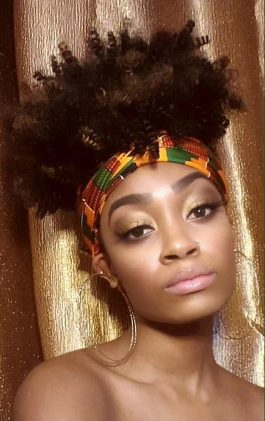 LADY DIANA PRINT SLIP ON HAIR HEADWRAP HEADBAND