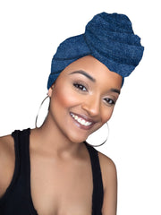 Jeans Stretched Fabric Head wrap