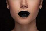 Midnight Black - Waterproof, smudge proof,  transfer proof,  and 24 hour stay BLACK Matte Liquid lipstick