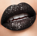 Black glitter lip collection