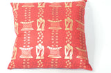  -  - Red African Print pillows - Glamorous Chicks Cosmetics - 2