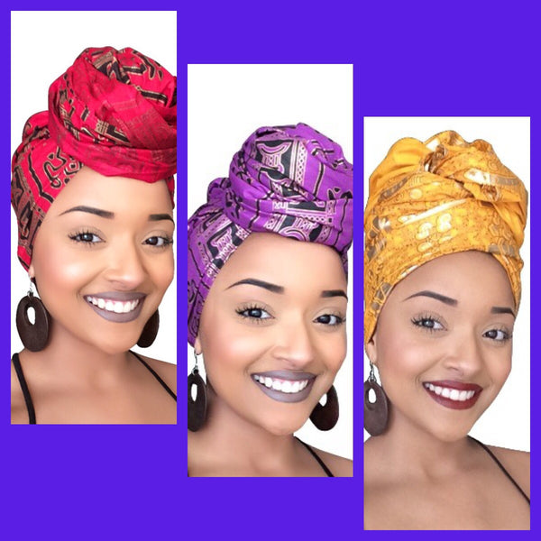 Default type -  - The Empress Headwrap collection - Glamorous Chicks Cosmetics
