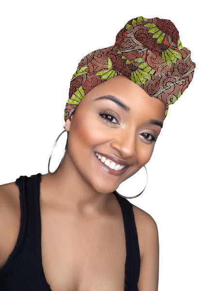 Naya Limited Edition Holiday Gold Print African Headwrap