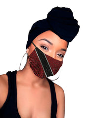 Trinidad headwrap and mask