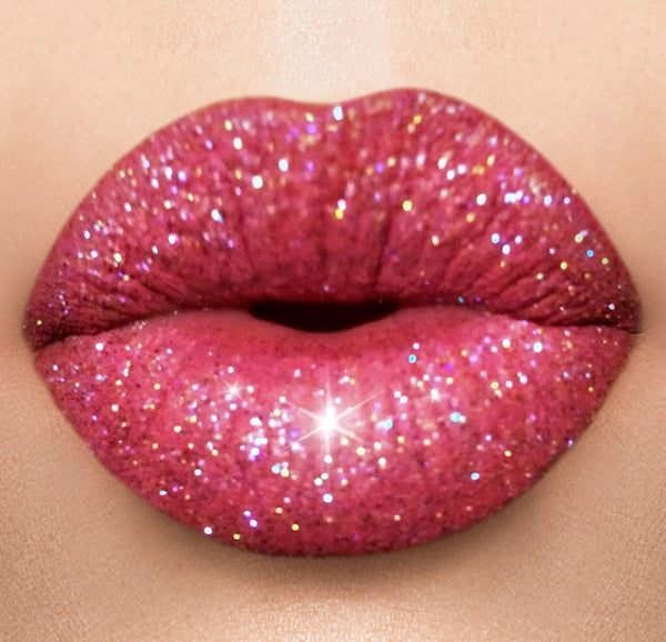 So Hollywood + 24 karat gold glitter lip holiday collection