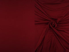 Maroon Jersey Knit Stretched Fabric Satin Lined Headwrap