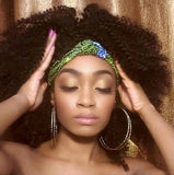 EMERALD SLIP ON HAIR HEADWRAP HEADBAND