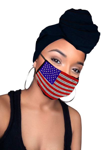 America headwrap and mask