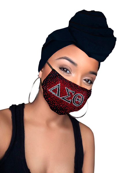 Delta Headwrap and Face Mask combo