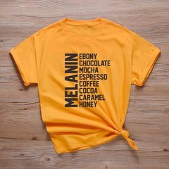 Melanin Yellow T-Shirt