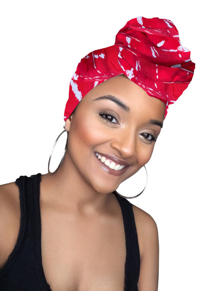 Robin stretched fabrics Headwrap and Face Mask combo
