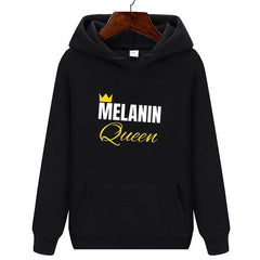 Melanin Queen Black Hoodie