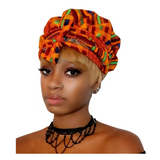 Feechi Slip On Satin Lined Headwrap and Mask
