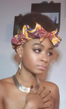 Dayo Pre Tie Satin Lined Slip On Headwrap Headband