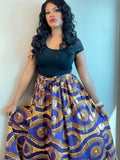 Imani Maxi Skirt, Mask  & Headwrap