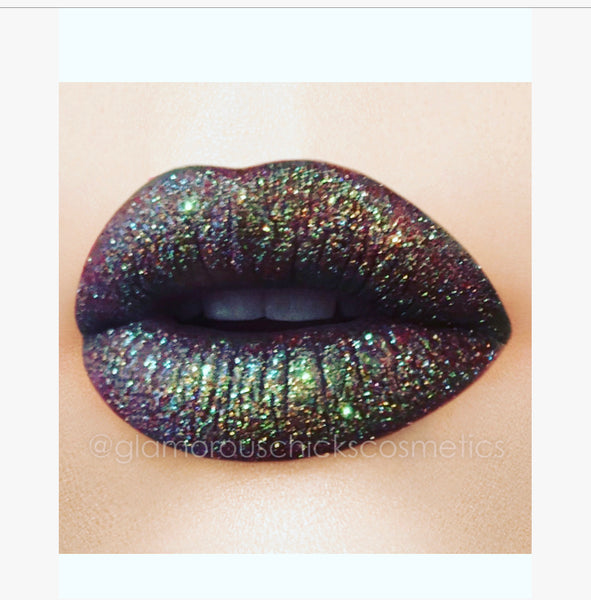 Venom + Chocolate Glitter lips collection