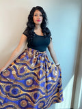 Imani Maxi Skirt, Mask  & Headwrap