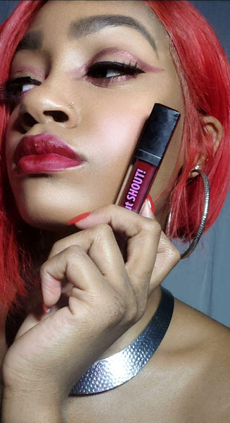 Vamp - Waterproof, smudge proof,  transfer proof,  and 24 hour stay DARK RED  Matte Liquid lipstick