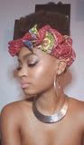 Kwame Pre Tie Satin Lined Slip On Headwrap Headband