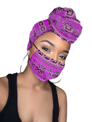 Kosi Headwrap and Face Mask combo