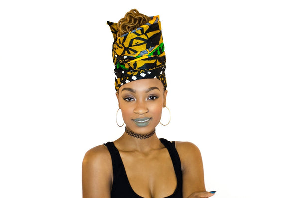 Zimani Headwrap and Face Mask combo