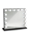 Curaçao Black Dimmable Hollywood mirrors| Table Top Or Wall Mount | Plug-in