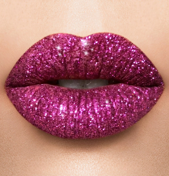 Merlot and purple passion glitter lips