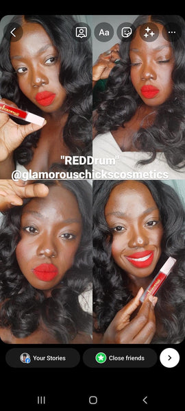 Redrum 12 hour stay Long lasting  Matte Liquid lipstick