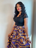 Imani Maxi Skirt, Mask  & Headwrap