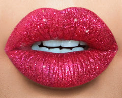Holiday Red glitter lip collection/ boss lady & red glitter