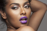 Purple Celeb - Waterproof, smudge proof,  transfer proof,  and 24 hour stay BLACK Matte Liquid lipstick - Glamorous Chicks Cosmetics